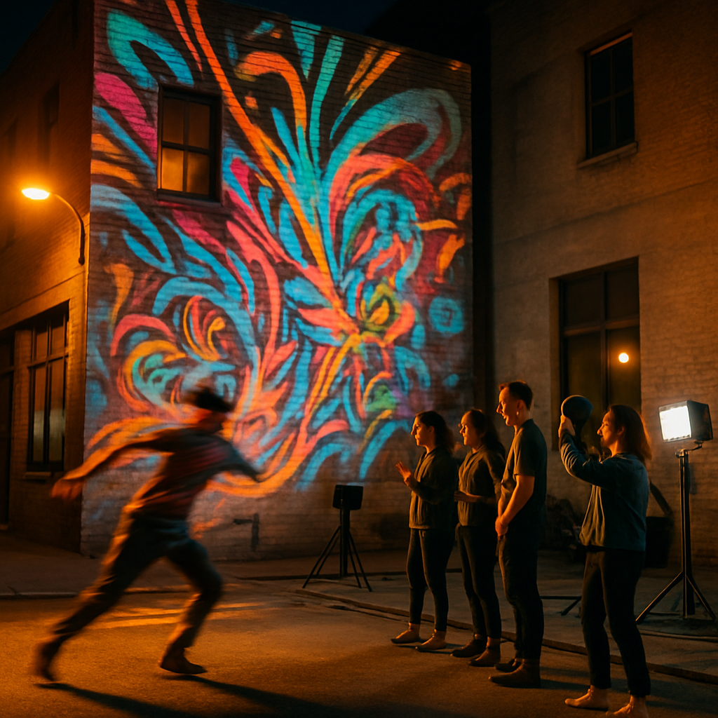 OKK TABI: Visuelle Kunst Projektionen im Urban-Nacht Festival 90fa807b ff46 4b3a adce a1d7ef68e1f4